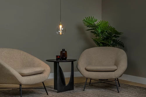 Lucide GISELA - Lámpara colgante - Ø 16 cm - LED Regul. - 1x5W 2700K - Transparente | Premium - ambiente 1